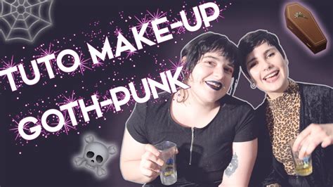 tuto make up pour soirÉe goth punk youtube