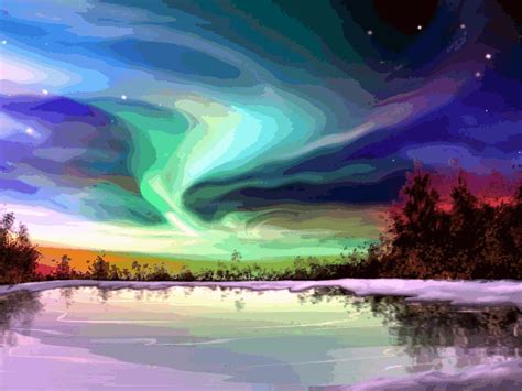 Animated Aurora Borealis Wallpaper Wallpapersafari