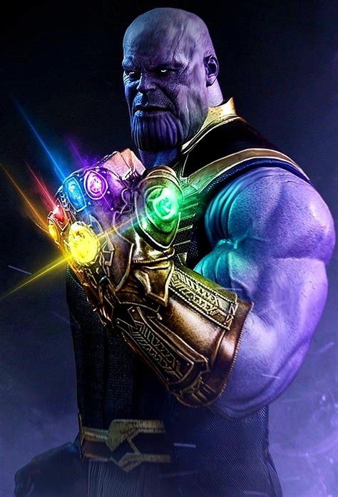 Thanos Holding The Infinity Gauntlet Thanos Marvel Marvel Dc Comics