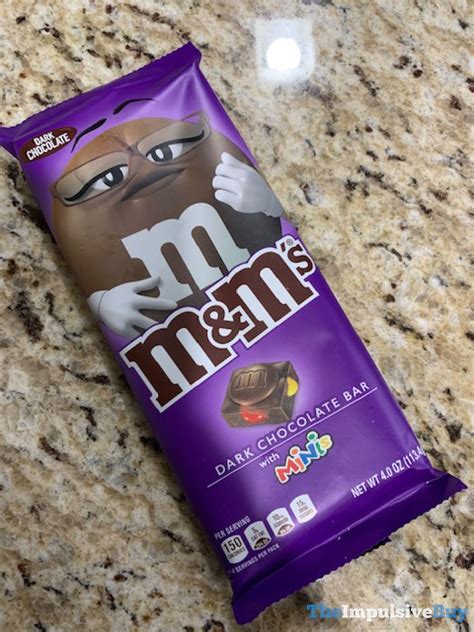 Mms Dark Chocolate Bar With Minisjpeg The Impulsive Buy