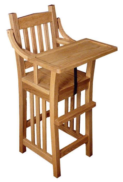 Wooden baby high chair baby chair wood high chairs woodworking furniture plans woodworking tools woodworking machinery woodworking high chair with 9 lives (or at least 3). Classic Mission Wooden Highchair from DutchCrafters Amish ...