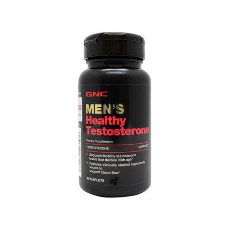 Gnc Mens Healthy Testosterone 60 Caplets Shopee Philippines