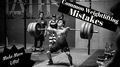 Common Weightlifting Mistakes Olympic Lifting Youtube