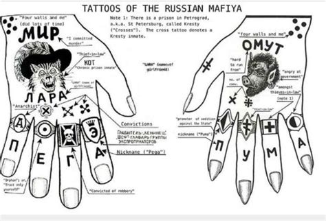 Gang Identifiers Prison Tattoos Gang Tattoos Russian Prison Tattoos