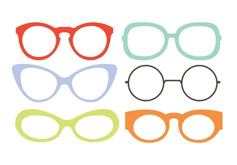 Set Of Eye Glasses Vectors 84014 Vector Art At Vecteezy