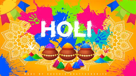 Holi Festival Motion Graphic Animation Design 2021 On Behance