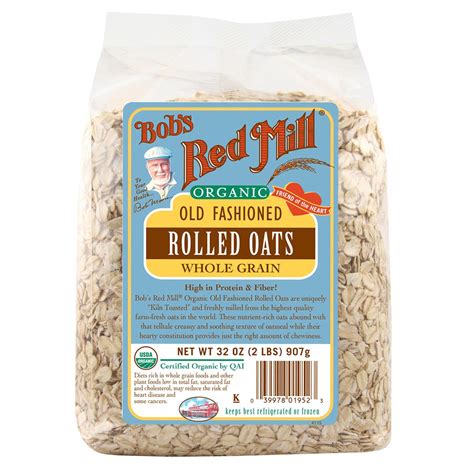 A bowl of freshly cooked oatmeal is a healthy breakfast food that helps boost one's energy and helps. Gluten Free whole grain rolled oats - Bobs red mill - 32oz ...