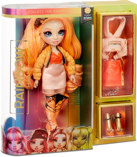 Best Buy Rainbow High Rainbow HighFashion Doll Poppy Rowan 569640