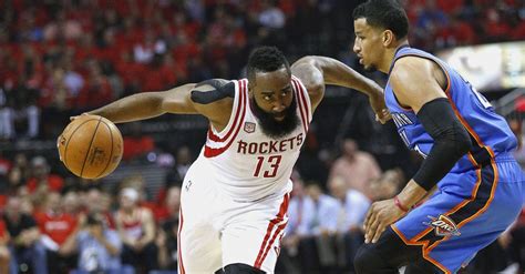 James Harden Scores 34 As Rockets Oust The Thunder Published 2017