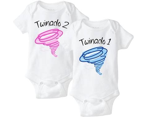Twinado Shirts For Twins Twin Baby Clothes Twin Outfits Twins Baby