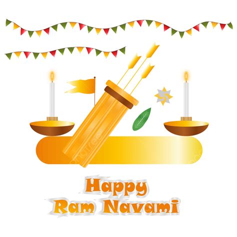 Ram Navami Vector Png Images Happy Ram Navami Day Creative Design