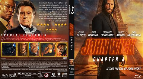John Wick Chapitre 4 2023 1 Couverture Blu Ray Et 1 Dvd Etsy France