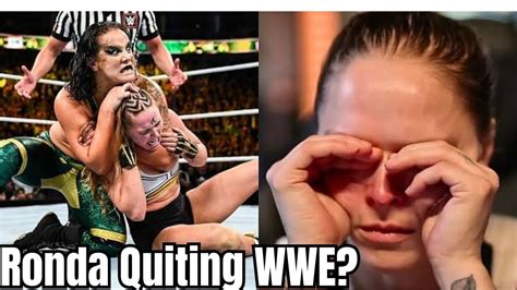 Ronda Rousey Leaving WWE Real Reason Behind Ronda Rousey Quiting WWE