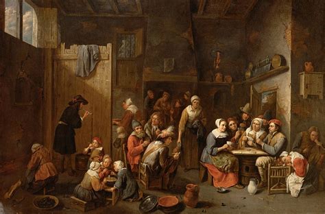 Die jahrhunderte nach christi geburt, nach der hedschra. Gillis van Tilborch: Bauernwirtschaft, 17. Jahrhundert ...