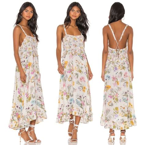 Spell Dresses New Spell Designs Wild Bloom Strappy Maxi Dress
