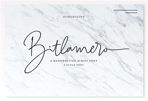Download marbellos script calligraphy font. Bitlamero Signature Font Free Download - Dafont Free