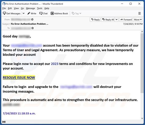 Your Account Has Been Temporarily Disabled Email Scam Removal And Recovery Steps