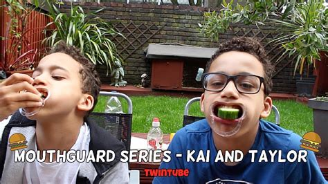 The Mouthguard Challenge Series 1 Kai And Taylor Twintube Youtube