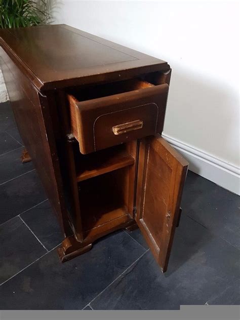 Drop leaf dining tables for small spaces, wood drop leaf tables with storage and chairs, and much more! Antique drop leaf table with storage | in Ammanford ...