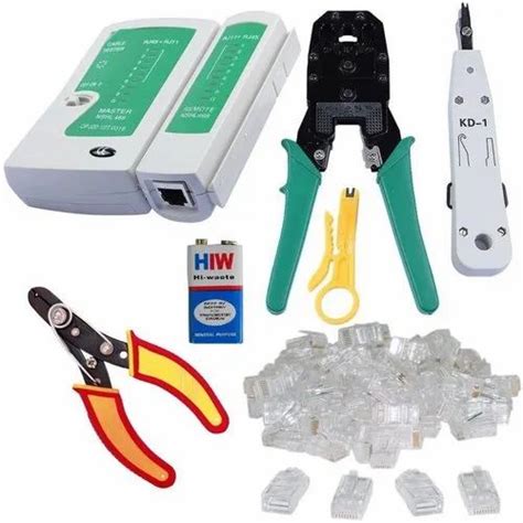 FEDUS Network Wire Stripper Cable Tester Rj45 Crimp Tool Kit Cat5 Cat5e Crimping Tool Crimper