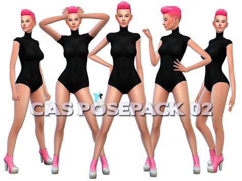 the sims resource posepack 02 cas ingame
