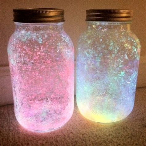 Glow Stick Jars Fairy Glow Jars Diy Galaxy Jar