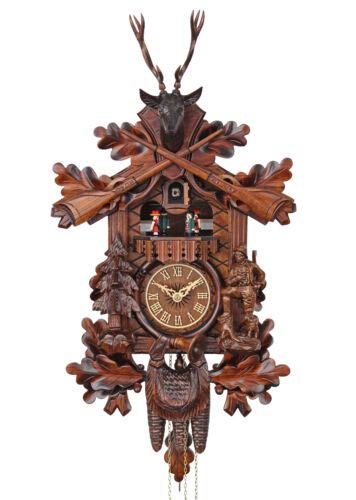 Herrzeit By Adolf Herr Cuckoo Clock The Deer Hunter Ah 3731 Mt New