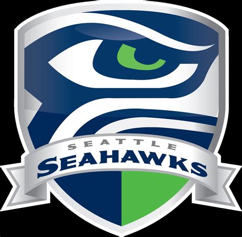 Seattle Seahawks Shield Logo Vinyl Decal Sticker 5 Sizes Sportz