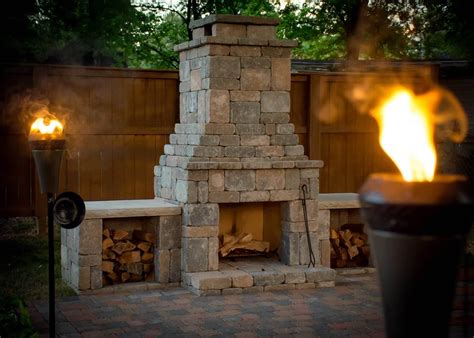 Shop Diy Kits Outdoor Fireplace Kits Diy Outdoor Fireplace