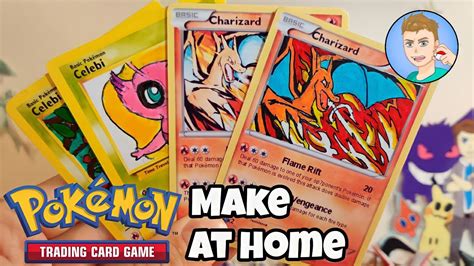 How To Make Your Own Pok Mon Cards Youtube Printable Cards
