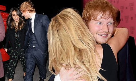 Ed Sheeran Enjoys Night Out With Gorgeous Girlfriend Athina Andrelos