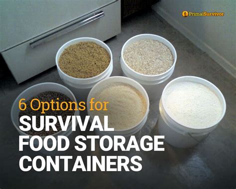 New and used storage and shipping containers for sale ➔. 6 Options for Survival Food Storage Containers | Emergency ...