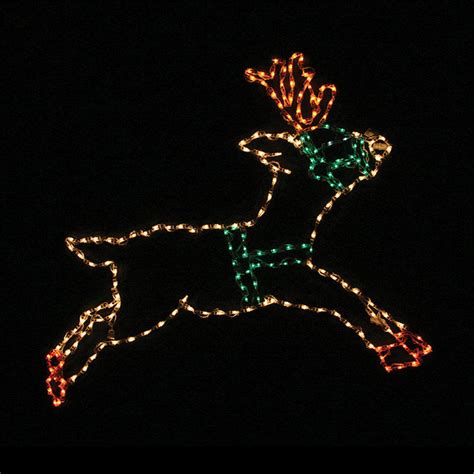 Many families string different kinds of lights both indoors and outdoors to make their places this is because you can use them anywhere both indoors and outdoors. Lighted Outdoor Leaping Reindeer - Traditional - Outdoor ...