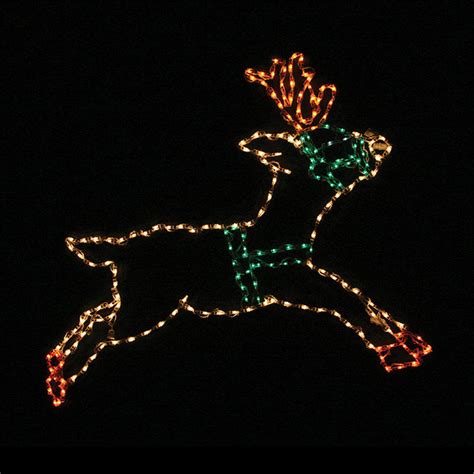 Many have the option of playing your favorite christmas songs synchronized with a spectacular light show. Lighted Outdoor Leaping Reindeer - Traditional - Outdoor ...