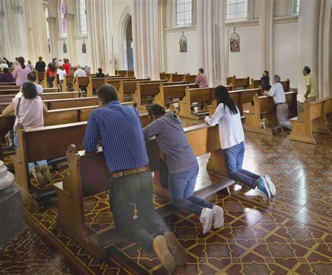 People Praying In Church Free Stock Photo Public Domain Pictures
