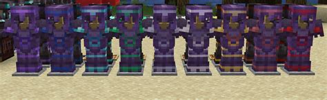 All Of The New Armor Trim Patterns And Colors On Netherite Armor R