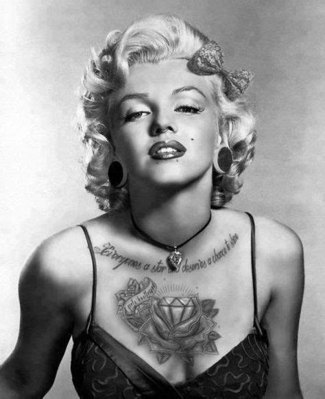 Marilyn Monroe Tatted Up Marilyn Tattoo Marilyn Monroe Awol Ryan