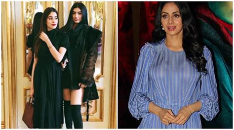 Mom Actor Sridevi Looks As Young As Daughters Jhanvi And Khushi Here