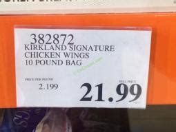 Tender, juicy baked chicken wings coated in a mouthwatering homemade dry rub that will have your tastebuds singing! Kirkland Signature Chicken Wings 10 Pound Bag - CostcoChaser