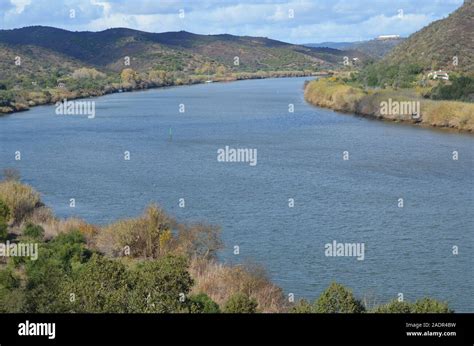 The Lower Guadiana Valley At The Border Between Portugal And Spain A