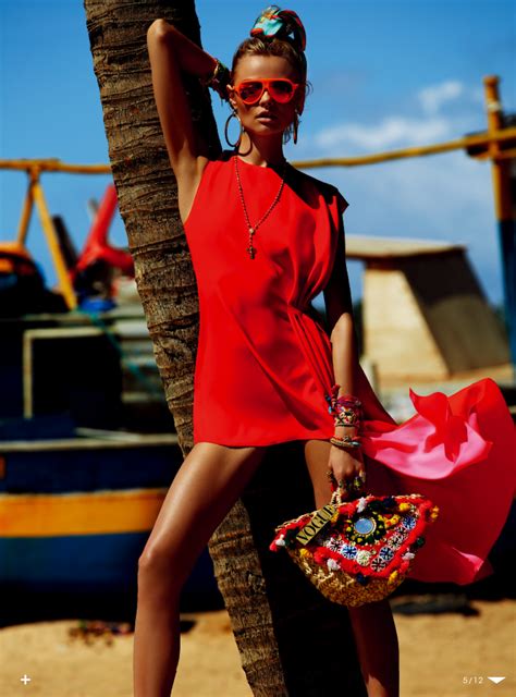 Ill Be At The Beach Magdalena Frackowiak By Giampaolo Sgura For Vogue