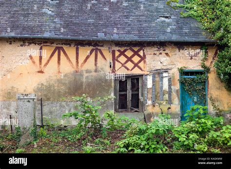 Derelict Farmhouse Normandy France Stock Photo Alamy