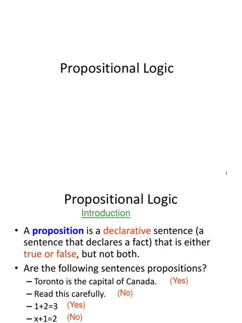 Propositional Logic Pdf If And Only If Argument