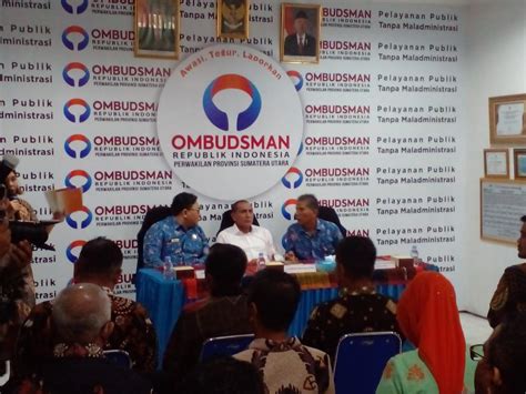 Daerah Sumut Masuk Zona Merah Penilaian Ombudsman Harian Mistar