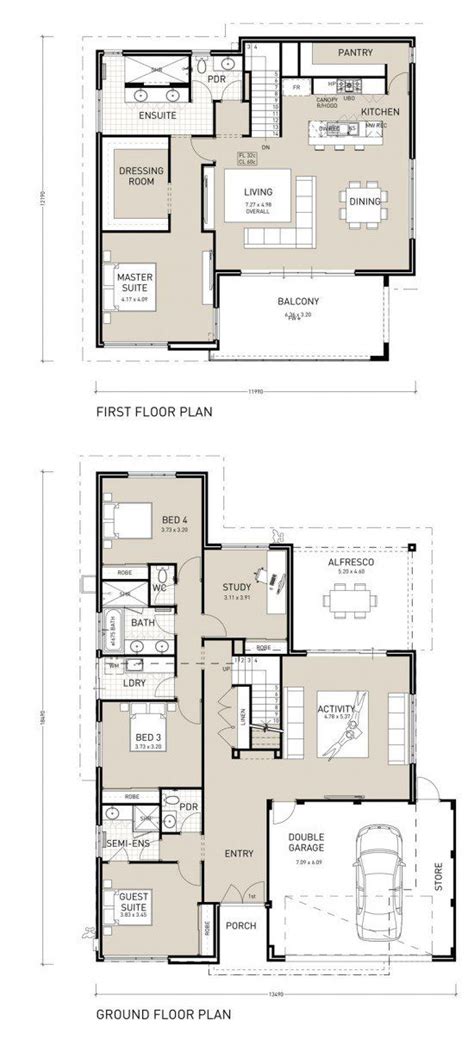 This home design features upside down living at its best. Nautica | Upside Down Living Design | Reverse Living Plan ...