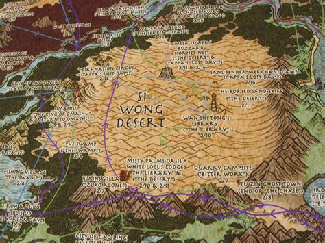 Detailed Map Of The World Of Avatar