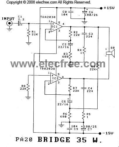 ELEKTRONIKA INDUSTRI: Kumpulan Skema Amplifier