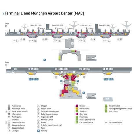Munich Airport Map - Guide maps online Munich % | Airport map, Munich airport, Airport guide