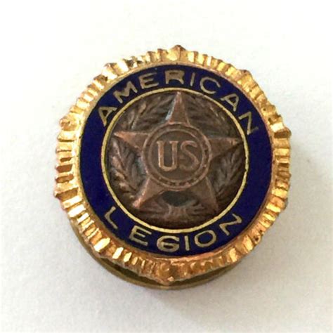 Vintage Collectible Us American Legion Lapel Pin Worcester Mass Td