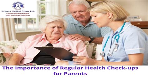 The Importance Of Regular Health Check Ups For Parents